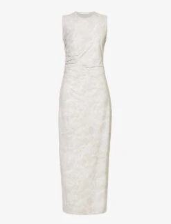 Helmut Lang Tie-dye Stretch-woven Maxi Dress