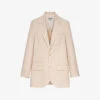 Zadig & Voltaire Violet Textured-woven Blazer