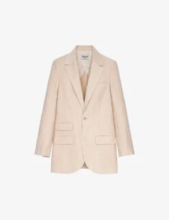 Zadig & Voltaire Violet Textured-woven Blazer