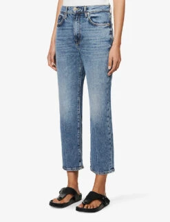 7 For All Mankind Logan Stovepipe Straight-leg Mid-rise Stretch-denim Jeans -Women Clothing Store R04152129 PLAYTIME ALT02