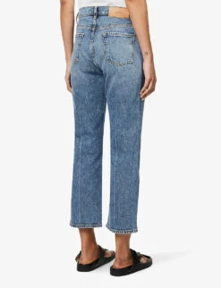 7 For All Mankind Logan Stovepipe Straight-leg Mid-rise Stretch-denim Jeans -Women Clothing Store R04152129 PLAYTIME ALT03