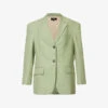 THEORY Galena Relaxed-fit Linen Blazer