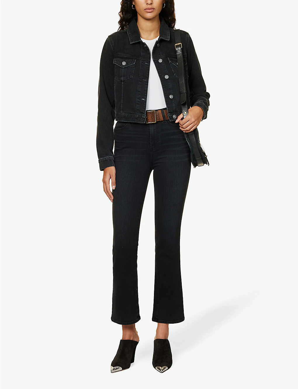 Paige Femme Bootleg High-rise Stretch-denim Jeans 2 Paige Femme Bootleg High-rise Stretch-denim Jeans - Image 2