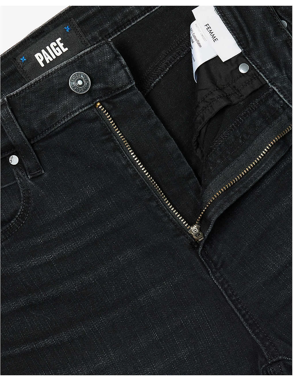 Paige Femme Bootleg High-rise Stretch-denim Jeans 6 Paige Femme Bootleg High-rise Stretch-denim Jeans - Image 6