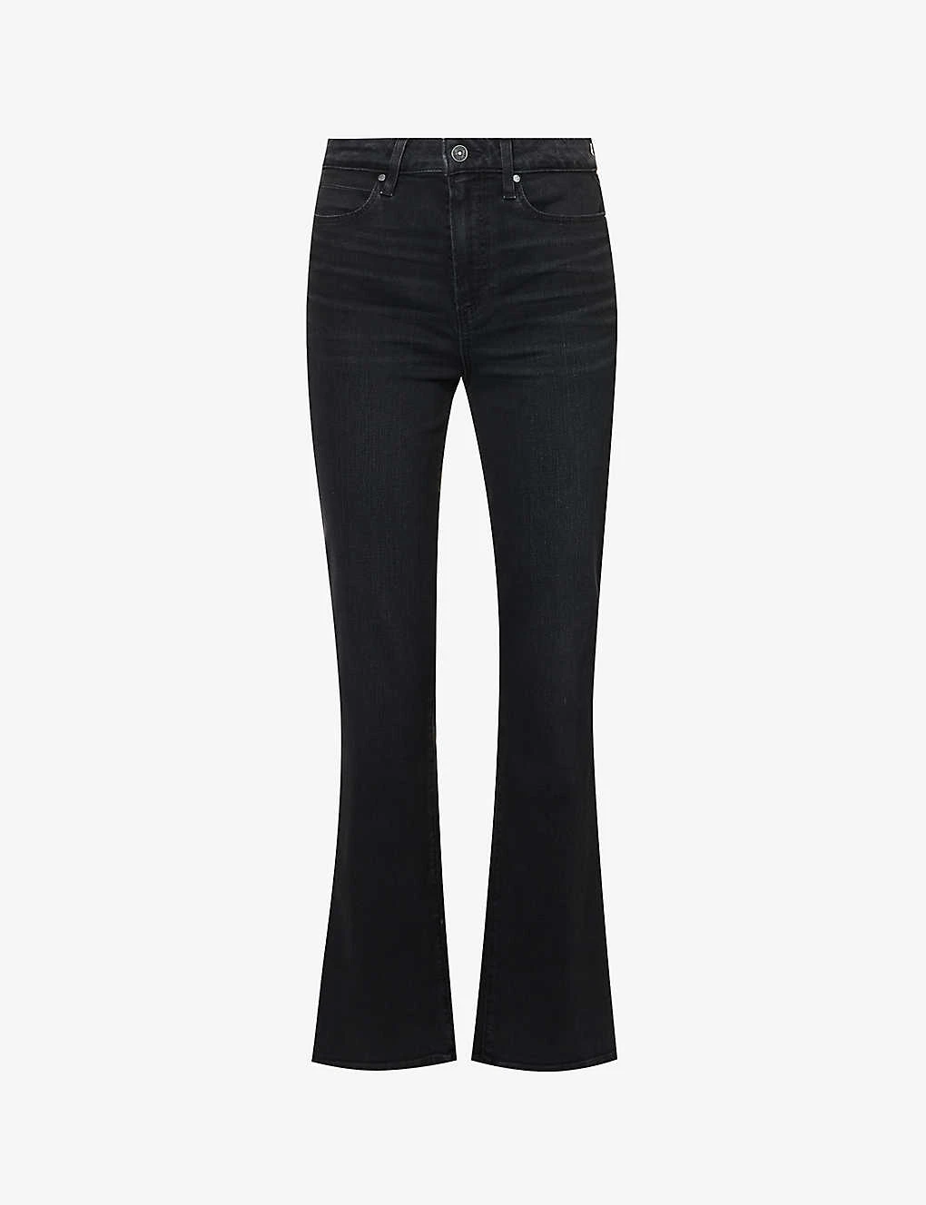 Paige Femme Bootleg High-rise Stretch-denim Jeans 1 Paige Femme Bootleg High-rise Stretch-denim Jeans
