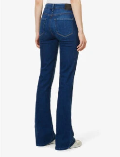 Paige Laurel Canyon Boot-cut High-rise Stretch-denim Jeans -Women Clothing Store R04153158 NEWBIE ALT03