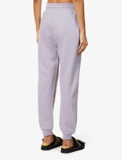 Calvin Klein CK Brand-tab Cotton-blend Jogging Bottoms -Women Clothing Store R04153235 LAVENDERAURA ALT03
