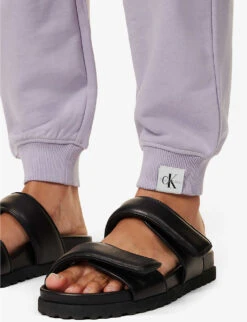 Calvin Klein CK Brand-tab Cotton-blend Jogging Bottoms -Women Clothing Store R04153235 LAVENDERAURA ALT05