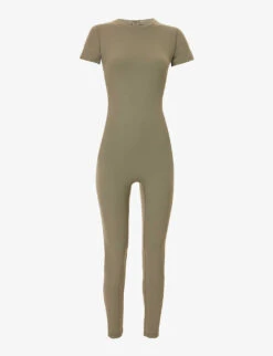 Ultimate Short-sleeved Stretch-woven Unitard