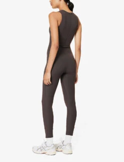 Ultimate Sleeveless Stretch-woven Jumpsuit -Women Clothing Store R04153649 COFFEEBEAN ALT03