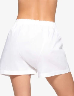 Skims Spa Relaxed-fit Cotton-poplin Pyjama Top -Women Clothing Store R04153806 SNOW ALT03