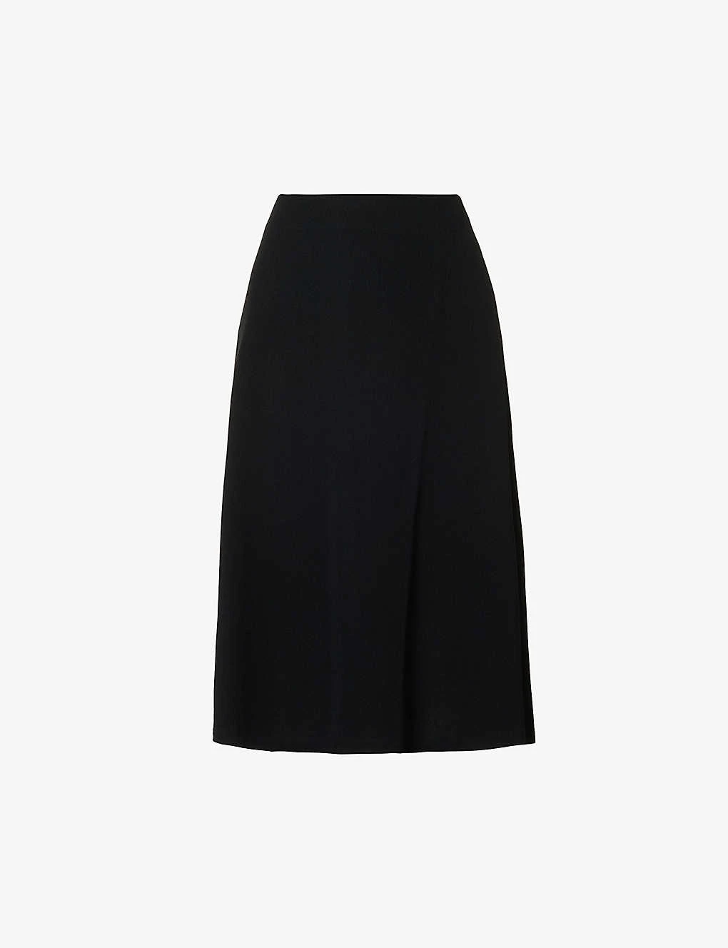 Vince Smocked Mid-rise Woven Midi Skirt 1 Vince Smocked Mid-rise Woven Midi Skirt