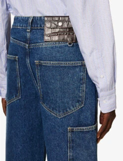 Salma Straight-leg Mid-rise Organic-cotton Denim Jeans 11 Salma Straight-leg Mid-rise Organic-cotton Denim Jeans -Women Clothing Store R04155205 INDIGOBLUE ALT05