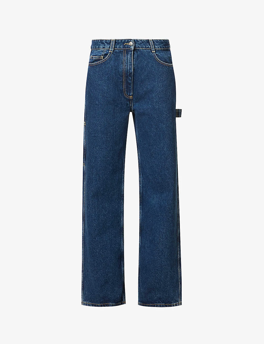 Salma Straight-leg Mid-rise Organic-cotton Denim Jeans 1 Salma Straight-leg Mid-rise Organic-cotton Denim Jeans