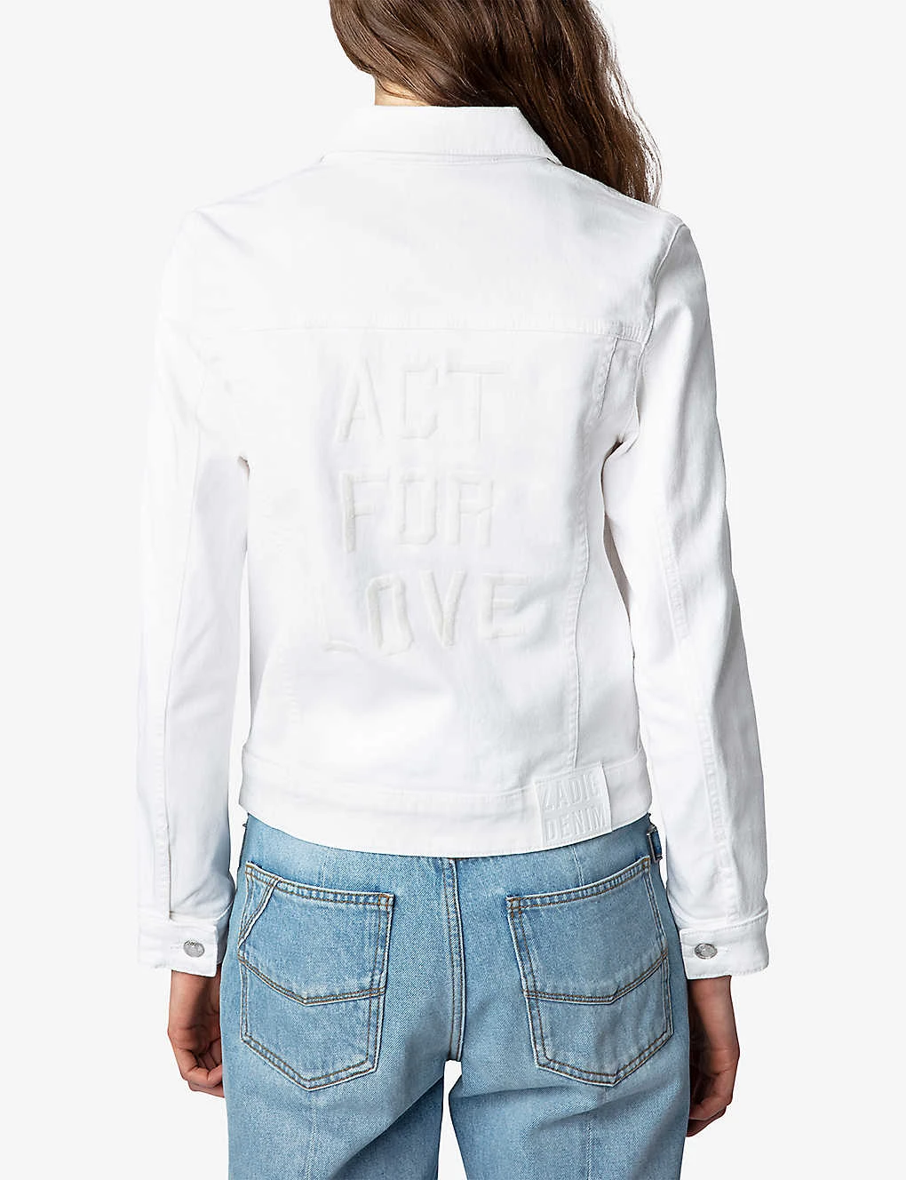 Zadig & Voltaire Kiomy Patch-pocket Stretch-denim Jacket 4 Zadig & Voltaire Kiomy Patch-pocket Stretch-denim Jacket - Image 4