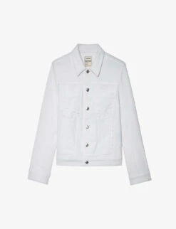 Zadig & Voltaire Kiomy Patch-pocket Stretch-denim Jacket