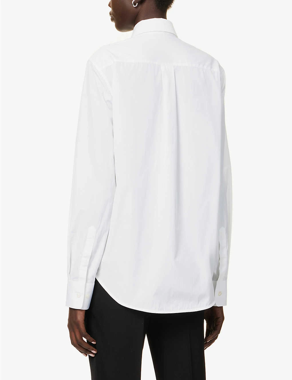 Classic Buttoned-cuffs Cotton Shirt 4 Classic Buttoned-cuffs Cotton Shirt - Image 4