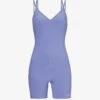 Alosoft Sun’s Out V-neck Stretch-woven Unitard
