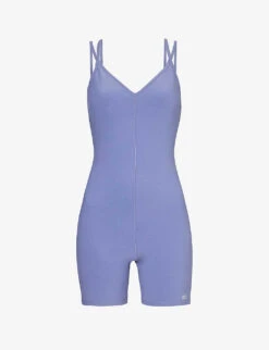 Alosoft Sun’s Out V-neck Stretch-woven Unitard