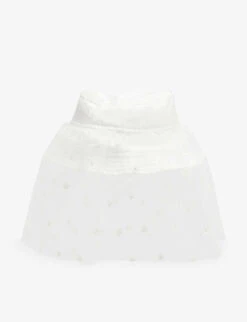 SISTER JANE Mesh-veil Wide-brim Woven Bucket Hat -Women Clothing Store R04158683 PEARLEDIVORY ALT02