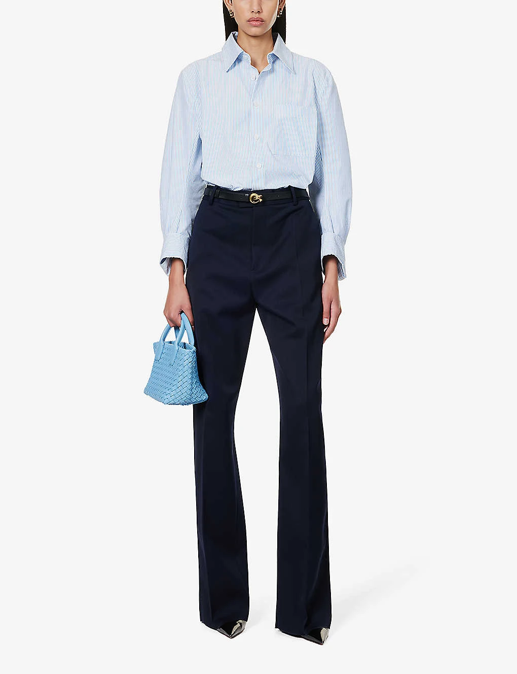 Bottega Veneta Sartorial Straight-leg Mid-rise Wool Trousers 2 Bottega Veneta Sartorial Straight-leg Mid-rise Wool Trousers - Image 2