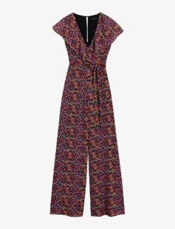 Ted Baker Surya Abstract-print Woven Jumpsuit