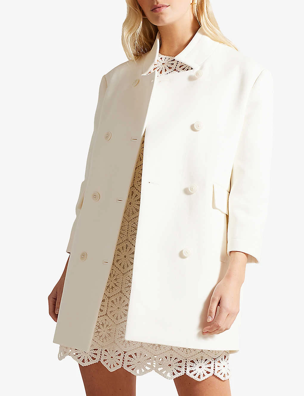 Ted Baker Maisunn Double-breasted Cotton Jacket 2 Ted Baker Maisunn Double-breasted Cotton Jacket - Image 2