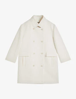 Ted Baker Maisunn Double-breasted Cotton Jacket