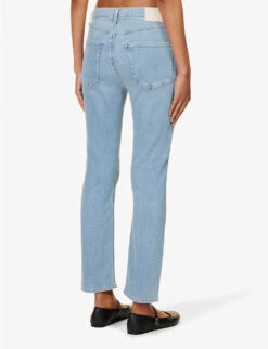 CITIZENS OF HUMANITY Jolene Whiskered High-rise Slim-leg Stretch-denim Jeans -Women Clothing Store R04164580 PIXIE ALT03