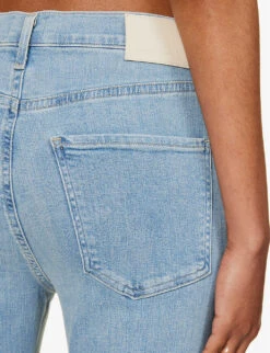 CITIZENS OF HUMANITY Jolene Whiskered High-rise Slim-leg Stretch-denim Jeans -Women Clothing Store R04164580 PIXIE ALT04