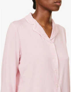Lara Long-sleeved Stretch-modal Pyjama Set -Women Clothing Store R04164710 PINK ALT04