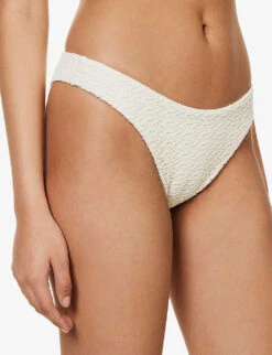 Byron High-rise Bikini Bottoms -Women Clothing Store R04165706 IVORYCROCHET ALT02