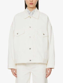 Mk Jacket Trucker -Women Clothing Store R04166222 OFFWHITE ALT02