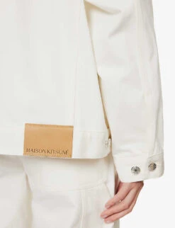 Mk Jacket Trucker -Women Clothing Store R04166222 OFFWHITE ALT05