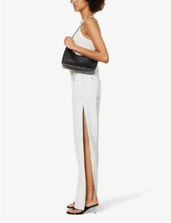 GOOD AMERICAN Good Boy Side-split Relaxed-fit Denim-blend Jeans -Women Clothing Store R04166599 INDIGO497 ALT02