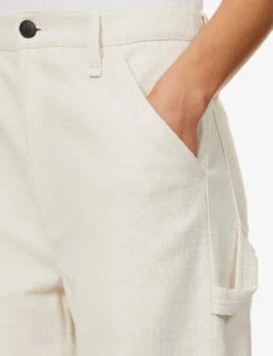 Rag & Bone Baggy Dre Straight-leg Low Rise Jeans -Women Clothing Store R04166662 ECRU ALT04