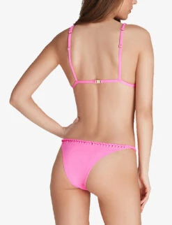 AGENT PROVOCATEUR Sofi Braided Bikini Bottoms 7 AGENT PROVOCATEUR Sofi Braided Bikini Bottoms -Women Clothing Store R04173961 HOTPINK ALT03