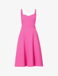 Elvita Sleeveless Woven Midi Dress