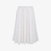 Cora Self-tie Stretch-woven Midi Skirt