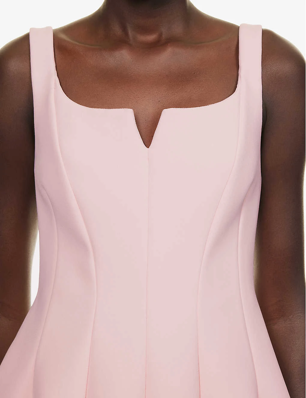 Philosophy Di Lorenzo Serafini Square-neckline Panelled Stretch-woven Mini Dress 5 Philosophy Di Lorenzo Serafini Square-neckline Panelled Stretch-woven Mini Dress - Image 5