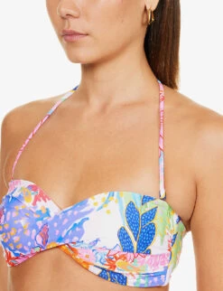 Seafolly Under The Sea Recycled-nylon-blend Bikini Top -Women Clothing Store R04185686 WHITE ALT03