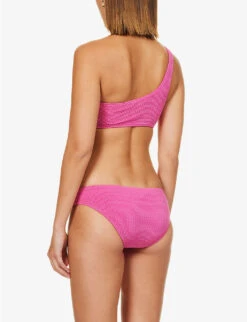 Seafolly Sea Dive One-shoulder Crinkled Bikini Top 6 Seafolly Sea Dive One-shoulder Crinkled Bikini Top -Women Clothing Store R04185701 FUCHSIAROSE ALT02