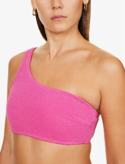 Seafolly Sea Dive One-shoulder Crinkled Bikini Top 7 Seafolly Sea Dive One-shoulder Crinkled Bikini Top -Women Clothing Store R04185701 FUCHSIAROSE ALT03