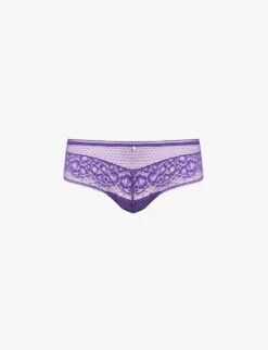 Aubade Illusion Mid-rise Stretch-woven Briefs