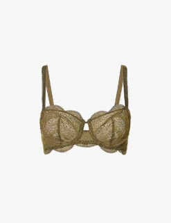 Simone Perele Karma Scallop-trim Stretch-lace Half-cup Bra