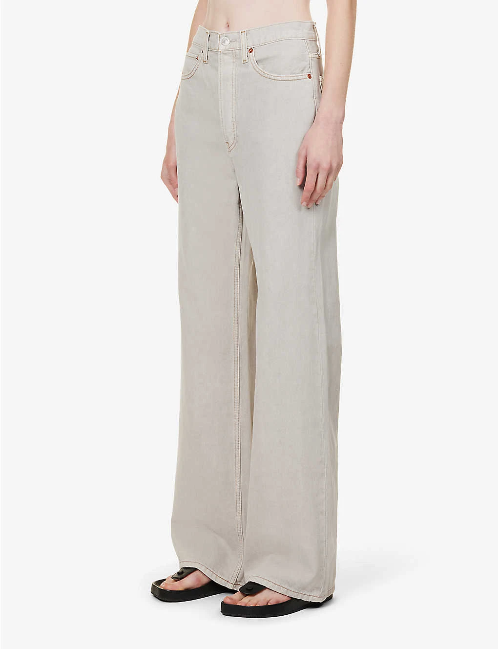 RE/DONE Wide-leg High-rise Denim Jeans 3 RE/DONE Wide-leg High-rise Denim Jeans - Image 3