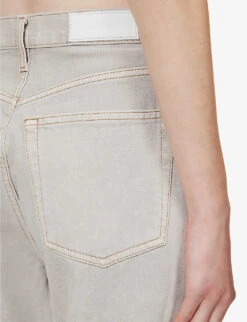 RE/DONE Wide-leg High-rise Denim Jeans 11 RE/DONE Wide-leg High-rise Denim Jeans -Women Clothing Store R04192454 GREYISH ALT05
