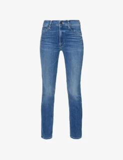 MOTHER Dazzler Straight-leg Mid-rise Stretch-denim Jeans