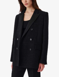 IRO Adelaide Double-breasted Tweed Blazer -Women Clothing Store R04196498 BLA01 ALT02