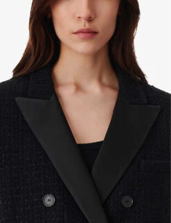 IRO Adelaide Double-breasted Tweed Blazer -Women Clothing Store R04196498 BLA01 ALT04